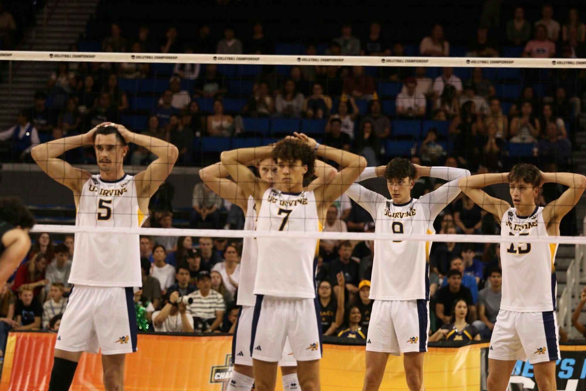 Hawaii and UC Irvine Men's Volleyball square off in the NCAA championship May 11 at Pauley Pavilion in Los Angeles. Kyle Stout, DN