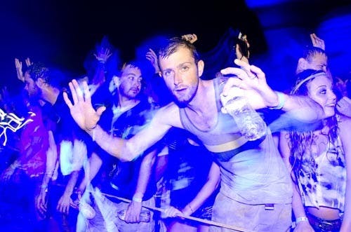 The flashing lights of the stage and the loud music made a great experience for concertgoers at the second Neely Fest on Aug. 24. This year, the event was held at the Delaware County Fairgrounds. DN FILE PHOTO COREY OHLENKAMP