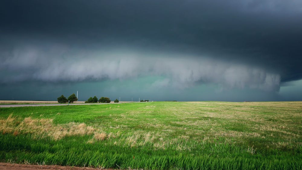 A tornado producing storm is depicted May 30, 2021. Storms is the west are bigger and more isolated than the ones in Indiana. Dave Call, Photo Provided.
