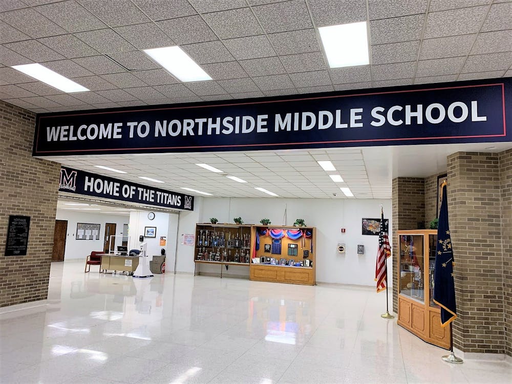 An Indiana House bill signed April 8 declares all middle schoolers in the state need to take a one-semester civics class beginning in 2023. Northside Middle School Principal Eric Grim said his staff looks forward to teaching students the importance of participating in the American government system. Andy Klotz, Photo Courtesy