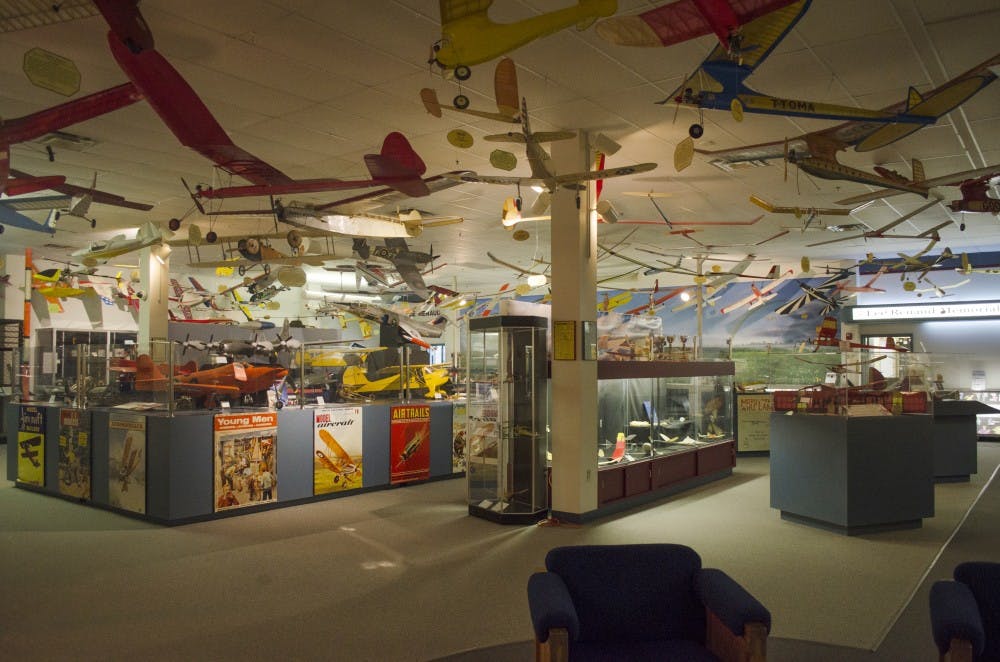 The National Model Aviation Museum houses unmanned aircrafts for recreational use and professional use. Manufacturers and individuals have donated the predecessors to the popularized unmanned aerial vehicles used by the military. DN FILE PHOTO BREANNA DAUGHERTY