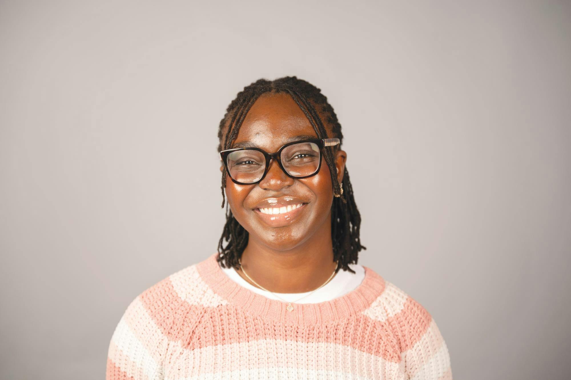 Paris Enninful poses for a photo Dec. 1 in the Arts and Journalism Building. Kadin Bright, DN