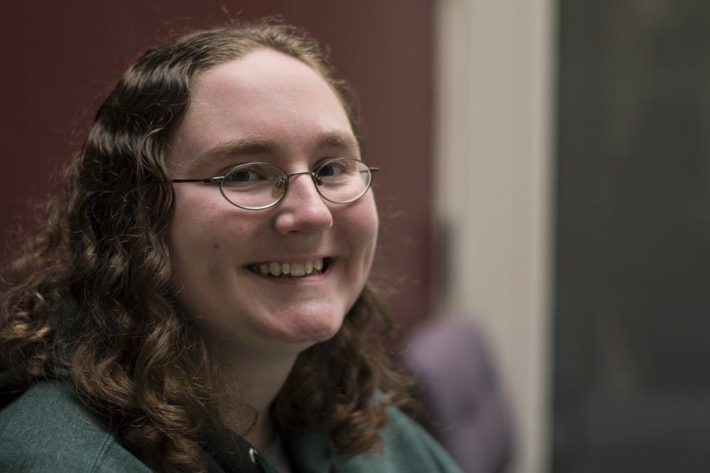 Junior meteorology major and vice president of&nbsp;Alliance for Disability Awareness, Lauren Slaven is one of&nbsp;40 students who have disclosed Autism to the Disabilities Services Office.&nbsp;She was diagnosed with high functioning autism spectrum disorder when she was 11 or 12, and received an&nbsp;Individualized Educational Plan&nbsp;that helped and special education department identify she needed and didn't need throughout school. DN PHOTO STEPHANIE AMADOR