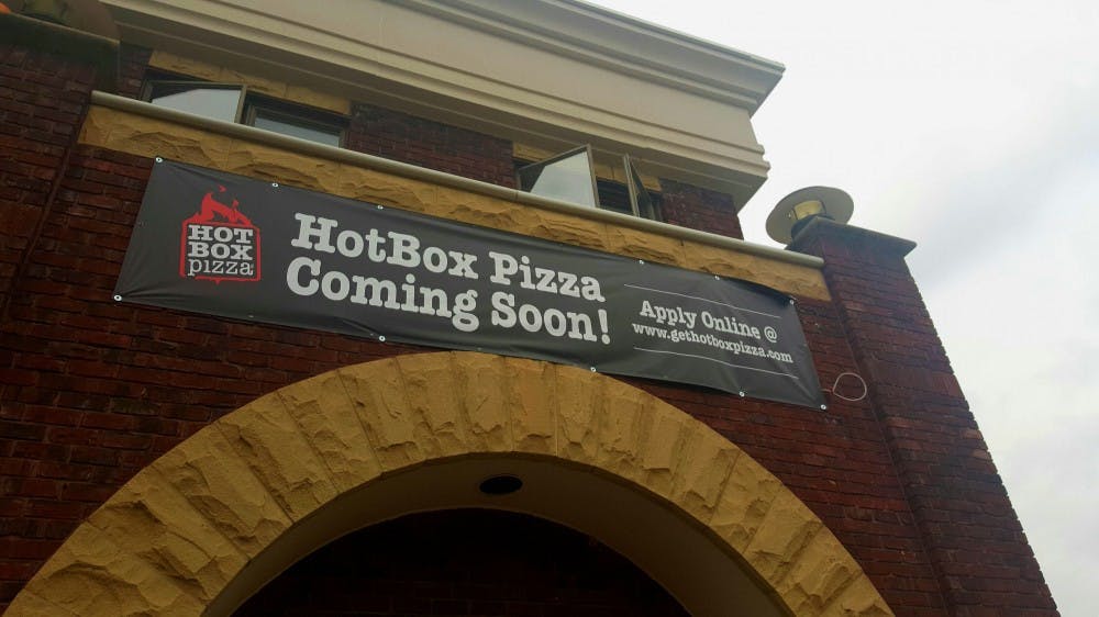 HotBox Pizza will be opening Dec. 21 in the building where Sunsations Tanning Salon used to be. The owners said the contractor needs more time to get everything up to code. DN PHOTO REBECCA KIZER