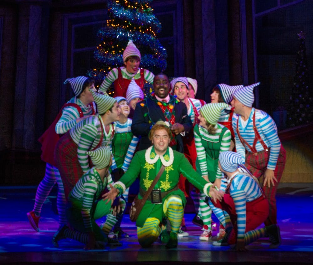 ELF The Musical was performed in John R. Emens Auditorium on Nov. 14. &nbsp;The performance is a tale of Buddy, a young orphan child who mistakenly crawls into Santa’s bag of gifts and is transported back to the North Pole. Harrison Raft, DN