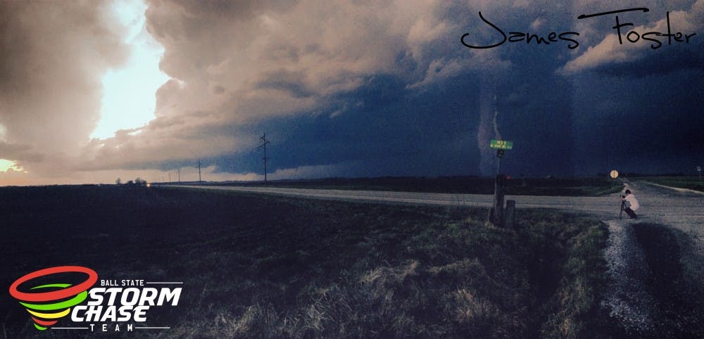 The Ball State Storm Chase team is a student organization that observes severe&nbsp;weather&nbsp;in the area. The organization provides the community with accurate, real-time information.&nbsp;PHOTO PROVIDED BY JAMES FOSTER