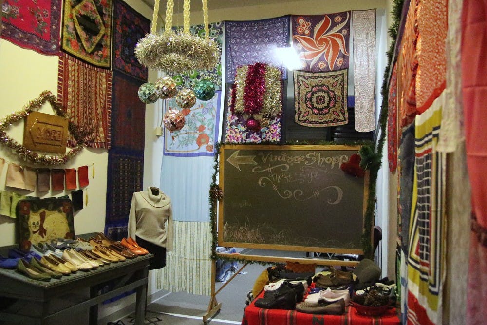 The Vintage Shoppe Thrift and Gift, owned by Jasmin Shopp, offers vintage clothing and shoes in downtown Muncie. Shopp opened the store around two years ago to pursue her passions of art and fashion.&nbsp;Reagan Allen // DN File&nbsp;