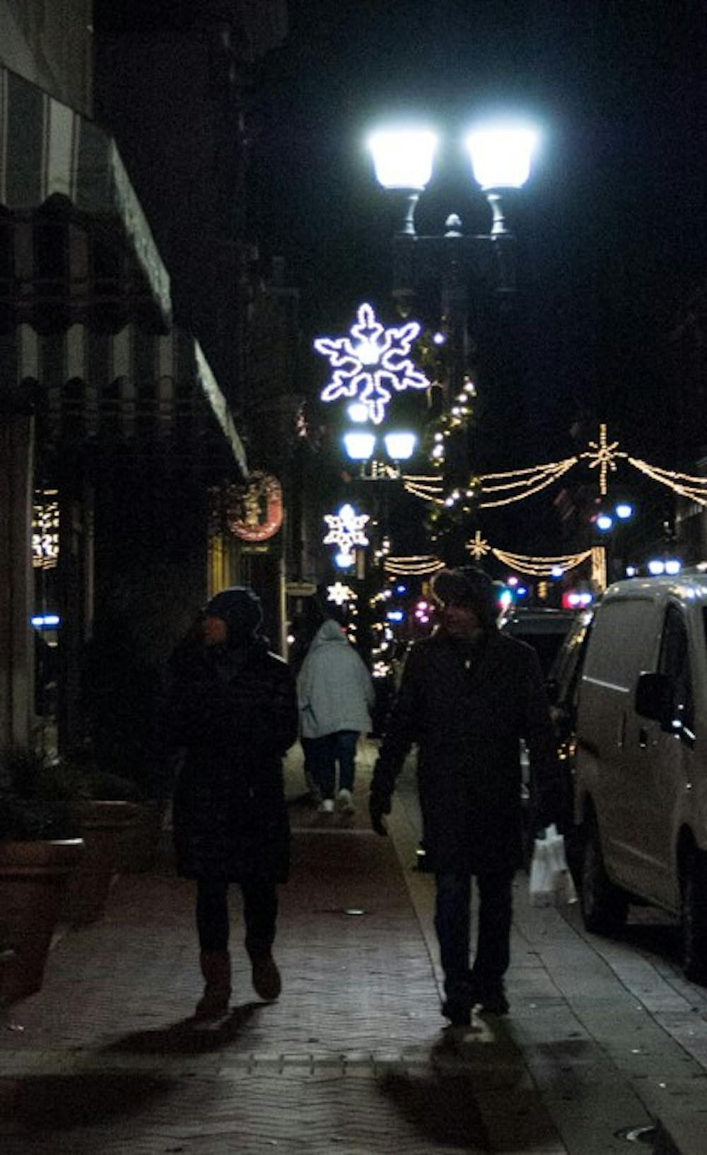 Light Up DWNTWN, powered by AEP, was held on Dec. 7 from 5 - 8 p.m. throughout Downtown Muncie.&nbsp;Community members enjoyed galleries, restaurants, retailers and the Community Tree Lighting ceremony at Canan Commons.&nbsp;