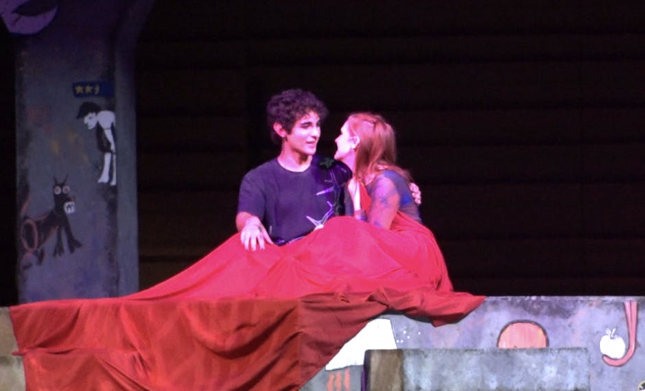 Romeo (Will Gonzalez) & Juliet (Chali Moss) lying on her bed.

Diana Perez, NewsLink Indiana