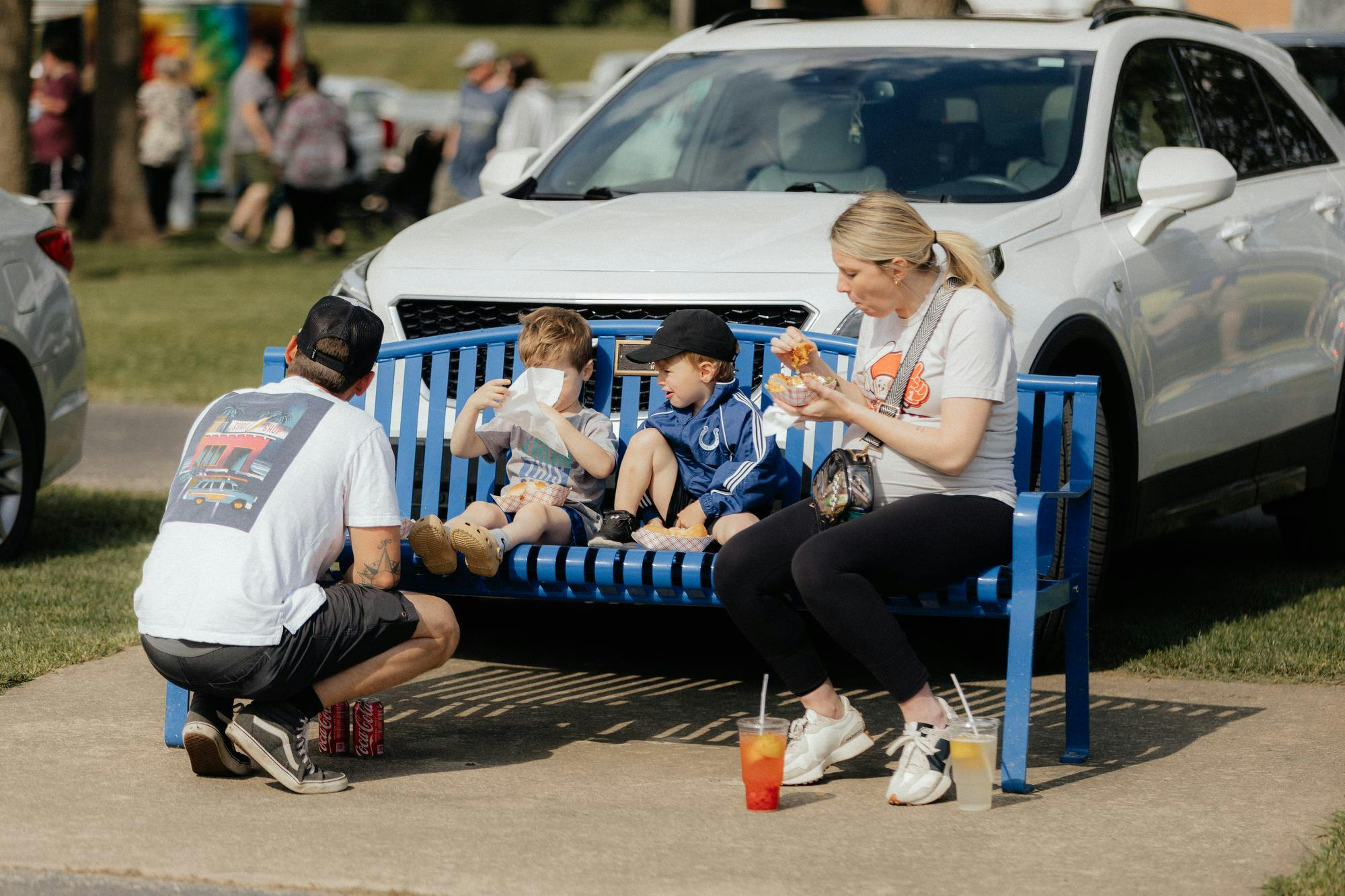The opening night of the 2025&nbsp;Yorktown Farm &amp; Artisan Market took place May 30, despite the potential rain forecast. Various community members showed up to shop at the market, which runs weekly, aside from July 4, until Oct. 3 2025. For more information on the event and vendors, head to its Facebook page linked here.
