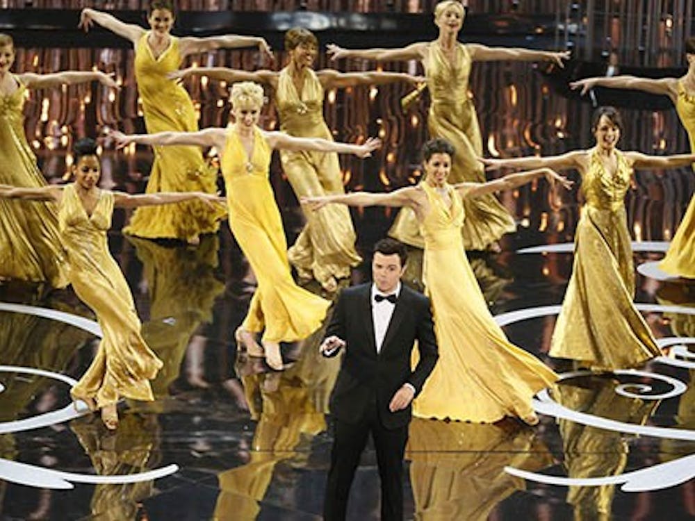 Seth MacFarlane performs an opening act during the show at the 85th annual Academy Awards at the Dolby Theatre at Hollywood & Highland Center in Los Angeles, Calif., Feb. 24, 2013. MCT PHOTO