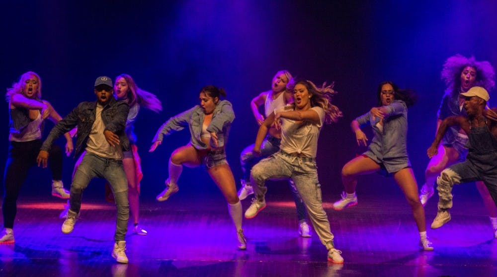 Members of Ball State's Outlet performed in the first show of Air Jam on Oct. 20 at 7 p.m. Outlet was the independent winner and overall winner of the first show. Grace Ramey // DN