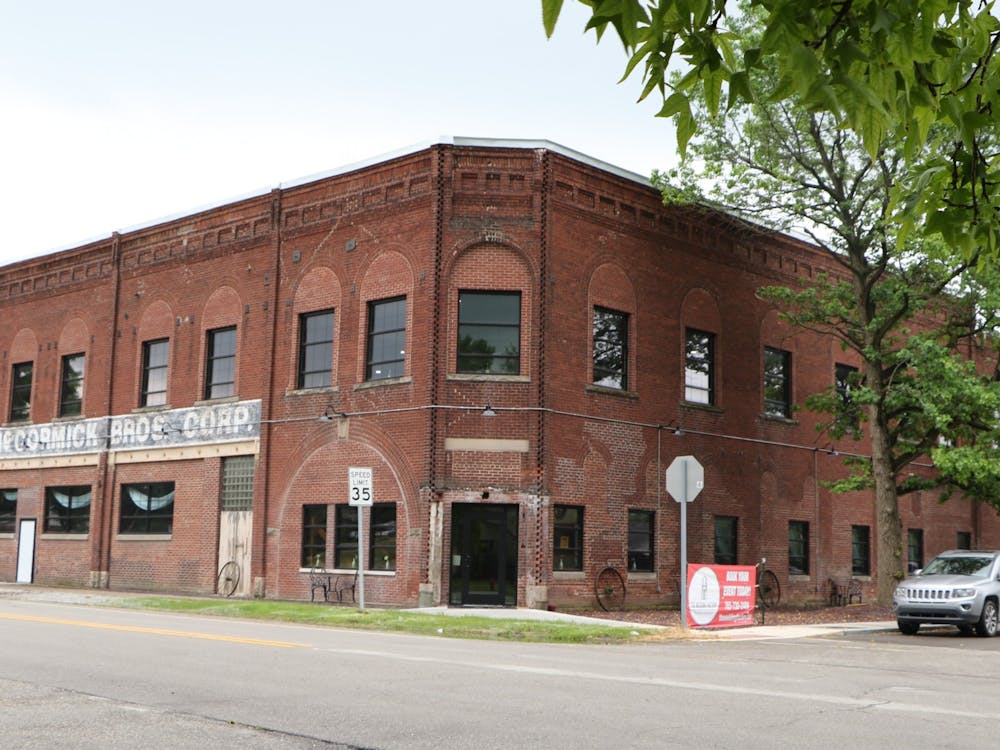 The Wedding Factory opens its doors for business in the historic McCormick building in Albany, Indiana. Shaffer and his family spent 10 months updating their portion of the building with an elevator and a new heating and air conditioning system. Clayton McMahan, DN