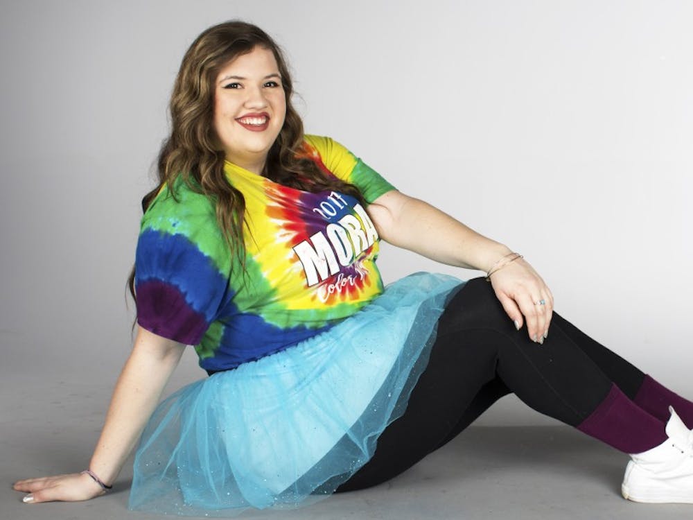Junior vocal performance major Emma Nossem will participate in her third Ball state Dance Marathon Saturday. Nossem will be dancing to support two friends she lost to cystic fibrosis and a lesser-known cancer.&nbsp;Grace Ramey // DN
