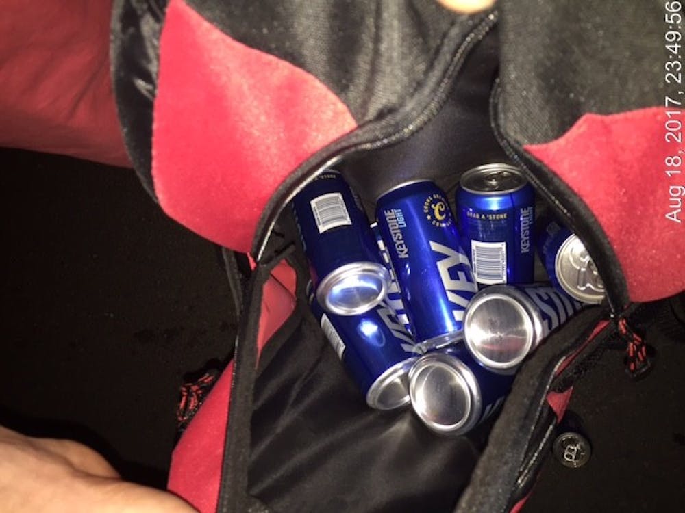 <p>Excise police confiscated seven cans of beer from an underage student during Welcome Week. This was one of the many incidences excise and Ball State police dealt with over the weekend.&nbsp;Excise Police // Photo Provided</p>