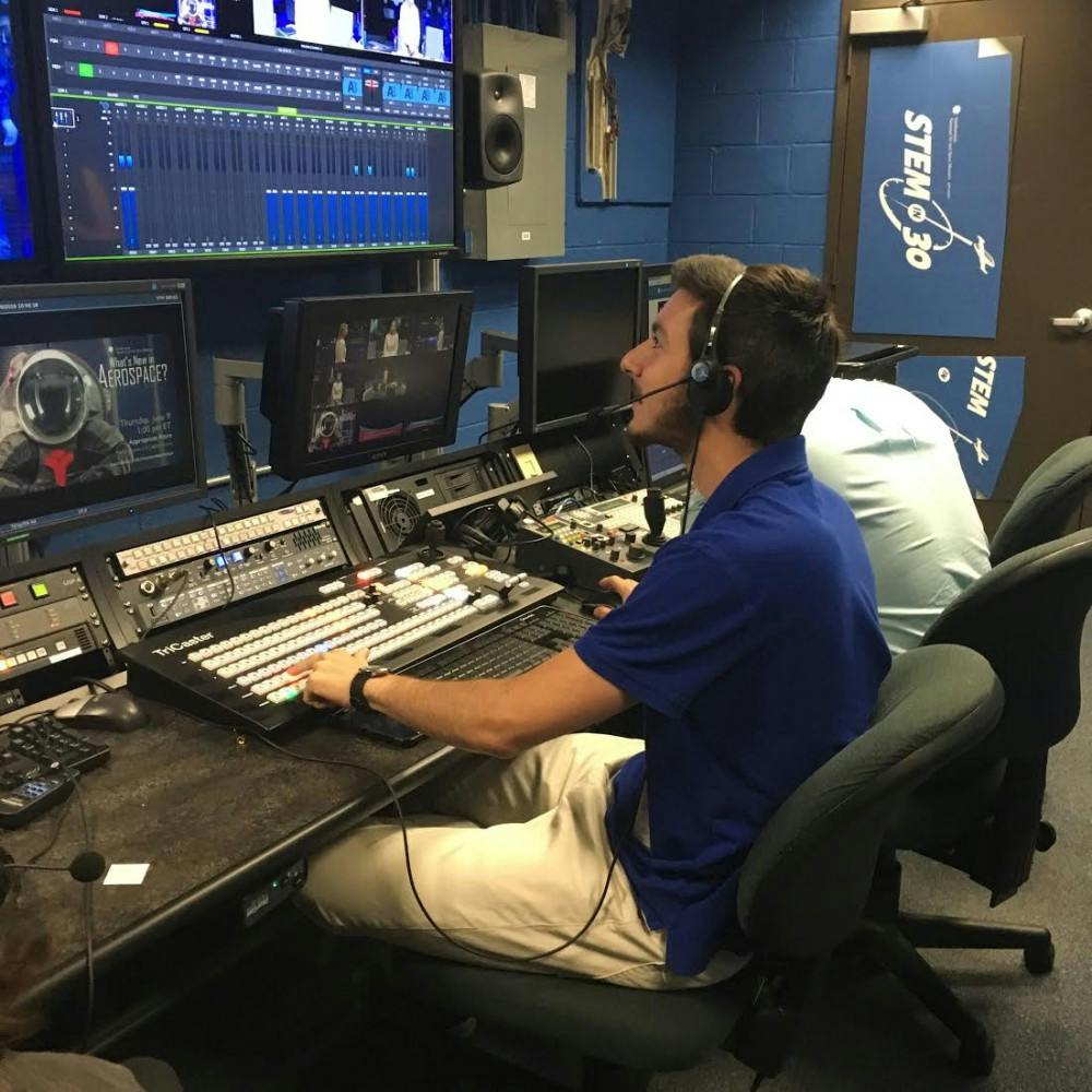 <p>Micah Holtgraves, a senior telecommunications major, is interning at the Smithsonian's National Air and Space Museum in Washington, D.C., this summer. <em>PHOTO PROVIDED BY KATHRYN LEBO</em></p>