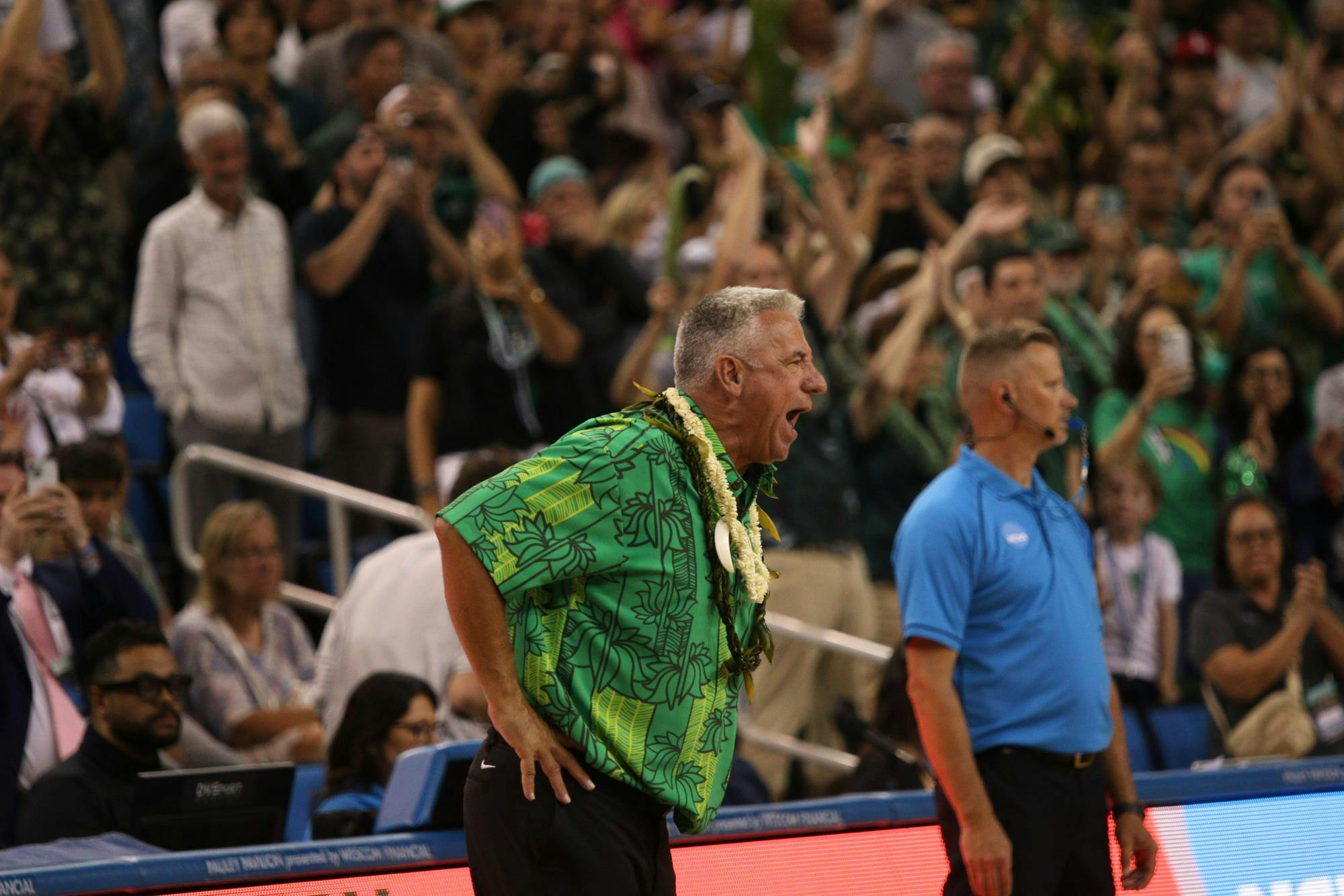 Hawaii and UC Irvine Men's Volleyball square off in the NCAA championship May 11 at Pauley Pavilion in Los Angeles. Kyle Stout, DN