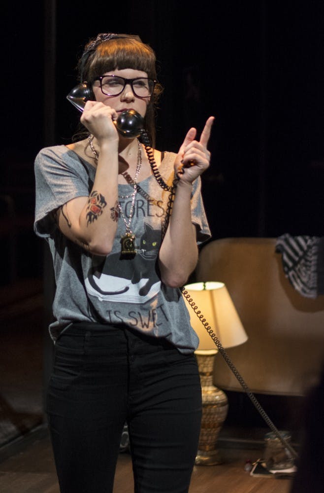 The play [sic] is a comedy that looks at the lives of three people that live in adjacent studio apartments that are trying to deal with the real world after college. The show will be at Strother Studio Theatre from Oct. 21 to Oct. 29. Samantha Brammer // DN