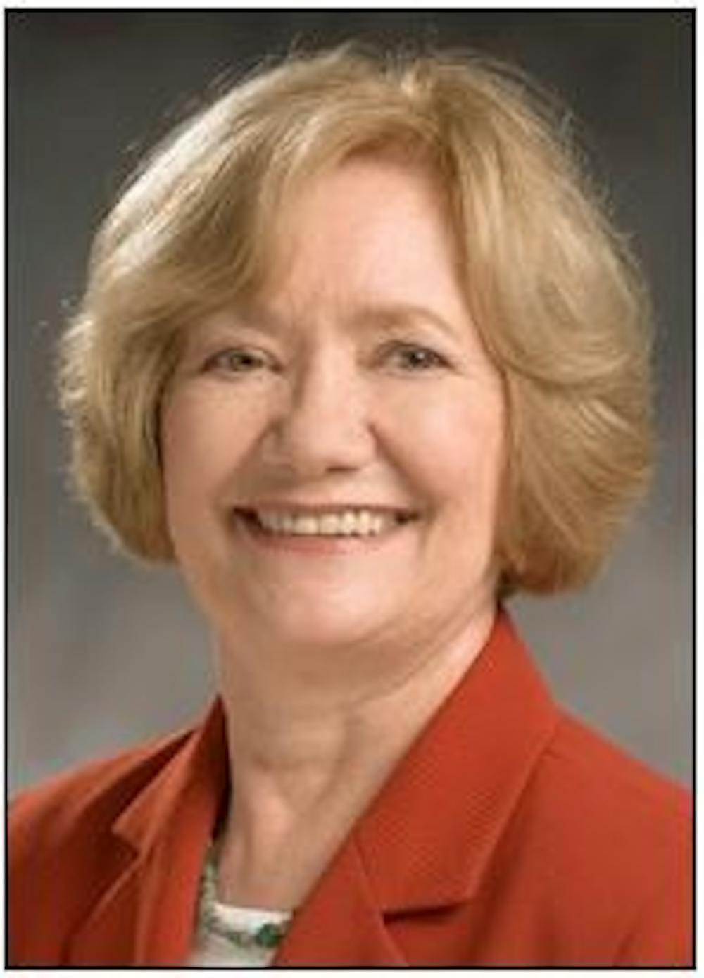 <p>Beverley J. Pitts served as interim president of the university in 2004. After leaving Ball State, Pitts became the eighth president of the University of Indianapolis. <strong>Indiana Commission for Higher Education, Photo Provided</strong></p>