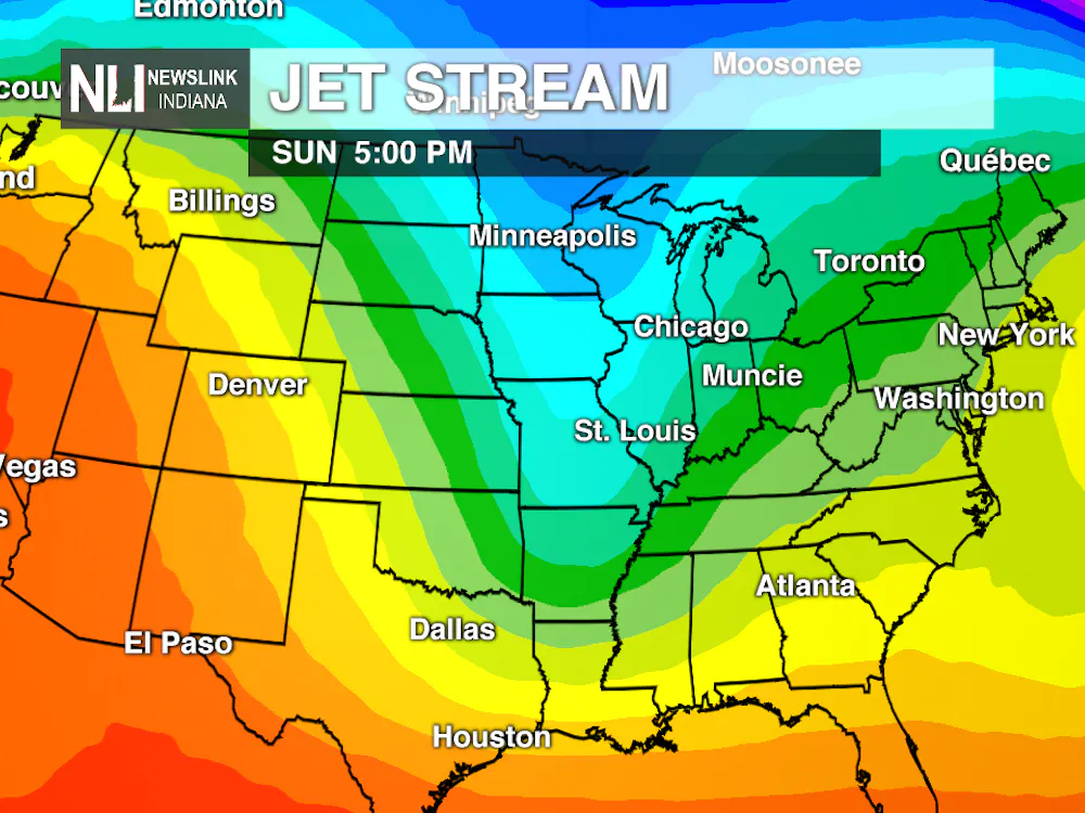 Photo courtesy of the NewsLink Indiana weather team.