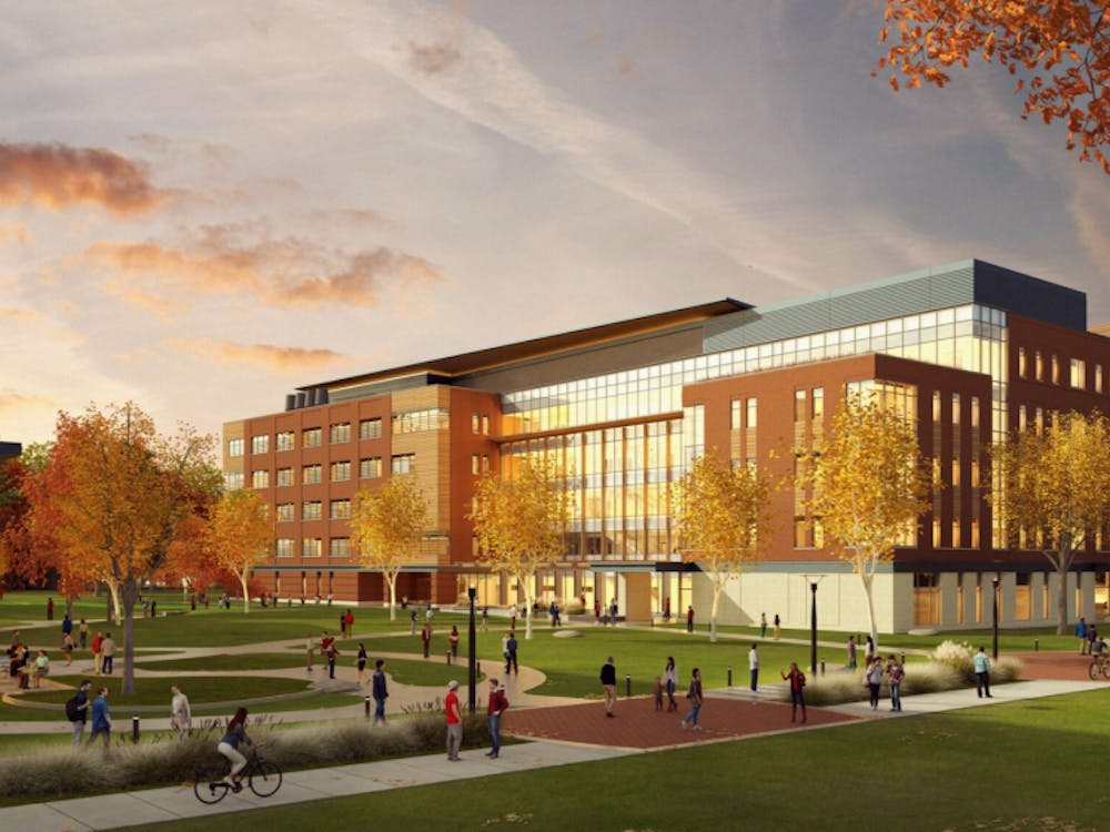 During the Sept. 7, 2018, Ball State’s Board of Trustees meeting, trustees reviewed a proposed design of the $87.5-million Foundational Sciences Building. The building would serve as another step in the university’s plan to meet the growing demand for STEM professionals. Photo Provided, Ball State Marketing and Communications 