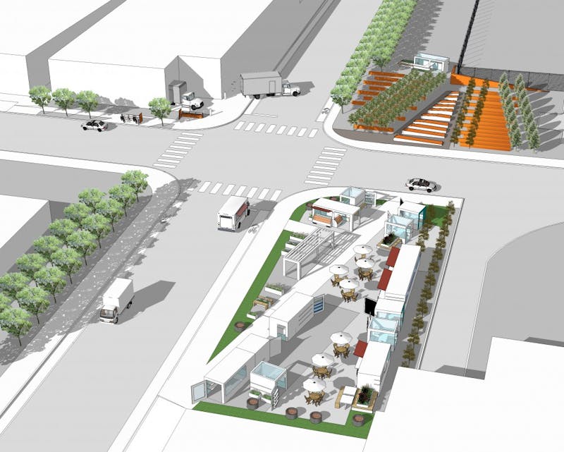 Students of the College of Architecture and Planning have been developing new ideas to revive the historic Chicago Stockyards. The plans include street design, parks, businesses and housing. David Ferguson, Photo Provided