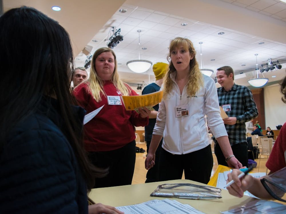 Second Harvest Food Bank Community Engagement Manager, Dorica Watson brought "Realsville", a poverty simulation community, to the L.A. Pittenger Student Center Ballroom on Feb. 6 to help people understand what life is like if they lived in poverty.&nbsp;