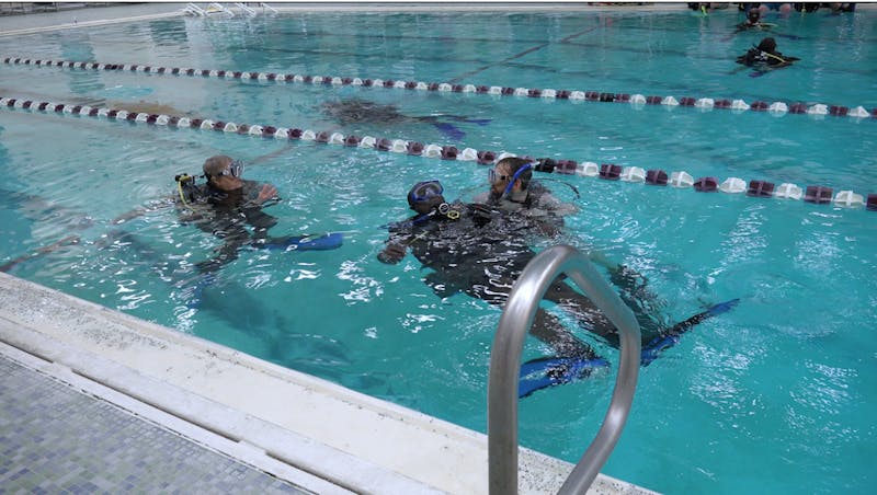 Scuba club members partaking in scuba activities.

Aiden Murray, NewsLink Indiana