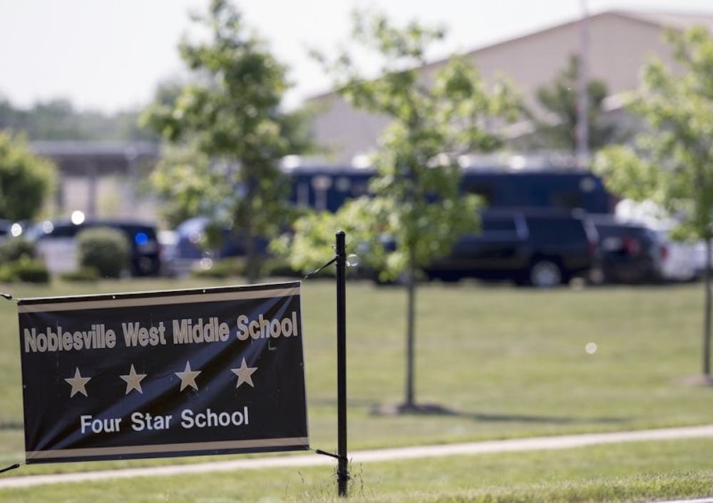 NOBLESVILLE, Ind. (AP) — A 13-year-old boy has shown no remorse for shooting his teacher and a classmate at his Indianapolis-area school, and he will remain the responsibility of the state juvenile detention system until he is 18, an Indiana judge ruled Wednesday.