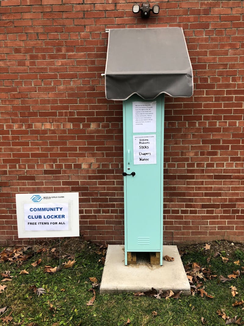 The community locker sits at its 1710 S. Madison St. location. The locker has items for Muncie&#x27;s homeless population, such as hygiene products, diapers and water. Nash Coy, Photo Provided