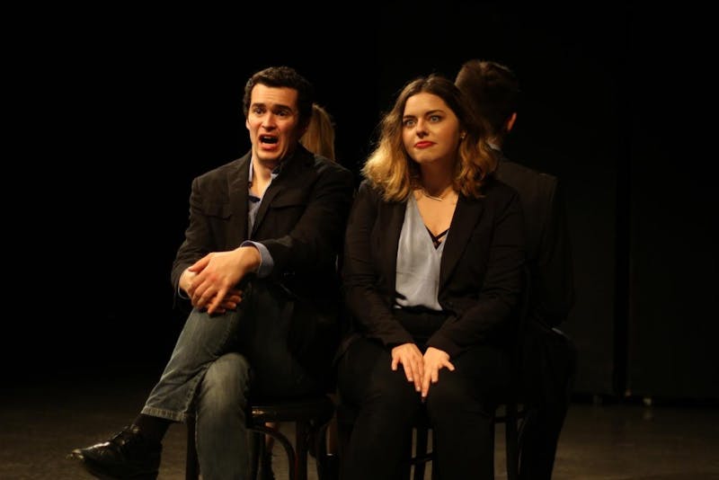 "Nobody Panic (But the Emergency Exit is Locked): A Sketch Show" will be performed at the Cave Studio Theatre on March 18 and 19. There is no cost to attend the show, but donations will be accepted to go toward the Department of Theatre and Dance scholarship fund.&nbsp;PHOTO COURTESY OF BILL PFOHL