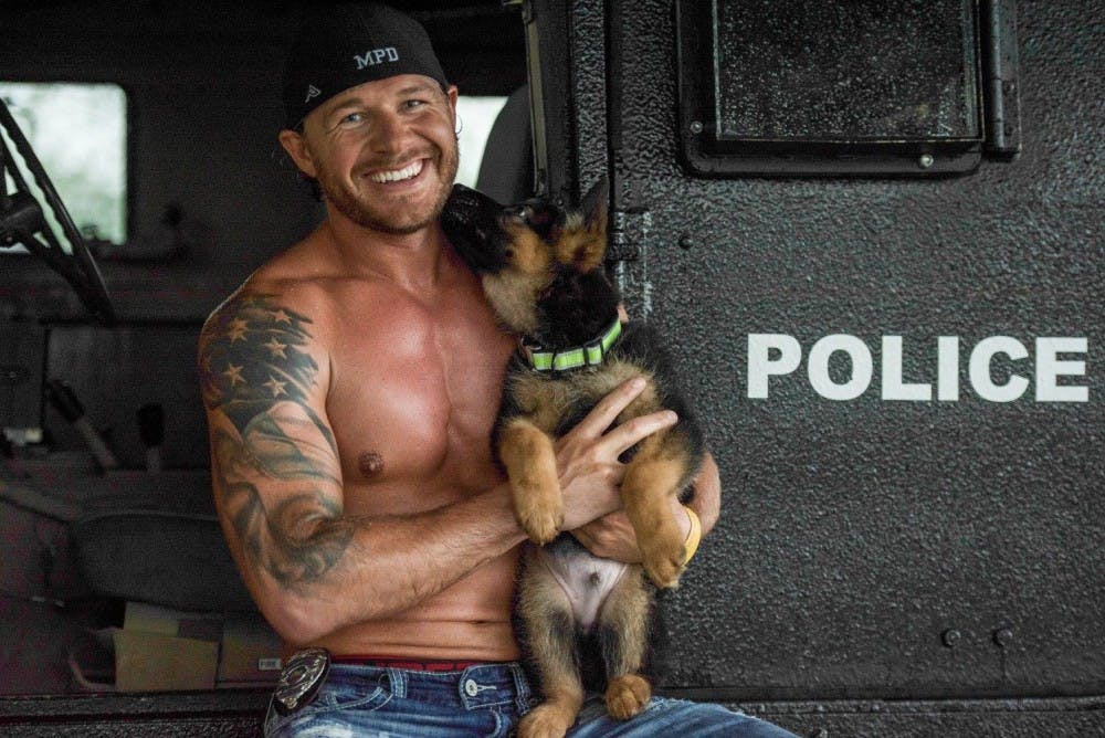 Officers from the Muncie Police Department Calendar will be at Muncie Mall from 2-5 p.m., Saturday, signing calendars and taking photos. Photo Provided&nbsp;