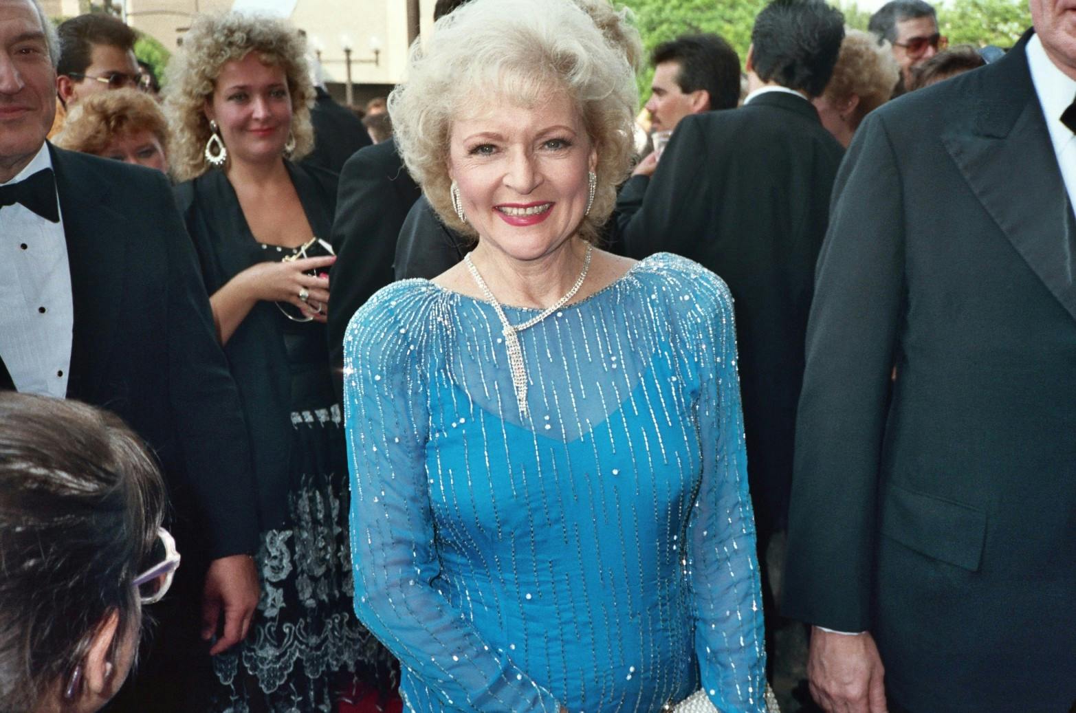 Betty White at the 1988 Emmy Awards. White would have celebrated her 100th birthday Monday, Jan 17 2022. Wikimedia Commons, Photo Courtesy 