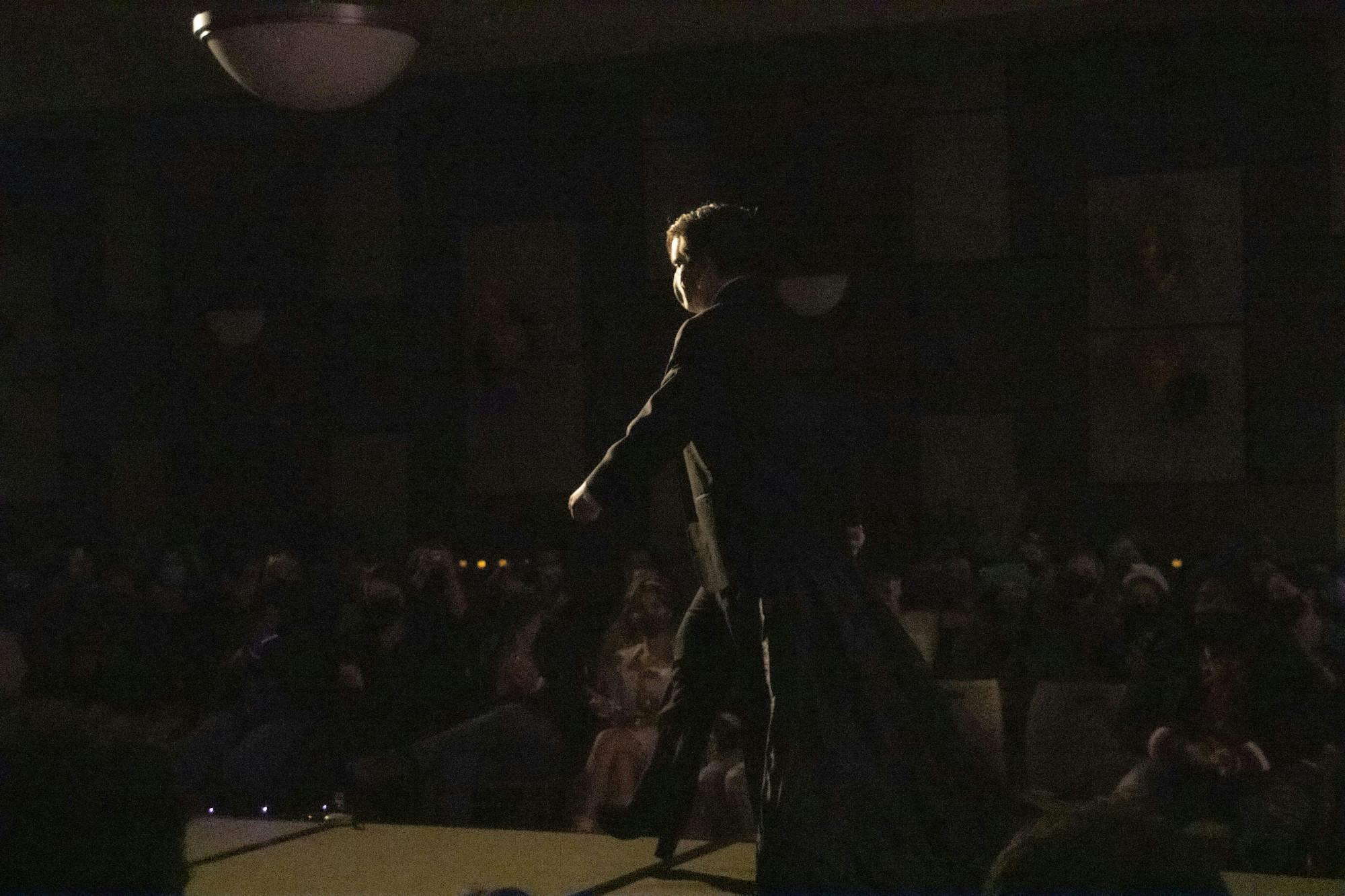 Ball State's Spectrum partnered with Ball State University Program Board to present a Halloween Drag Show during Late Nite. Annika Sharlow, Byte