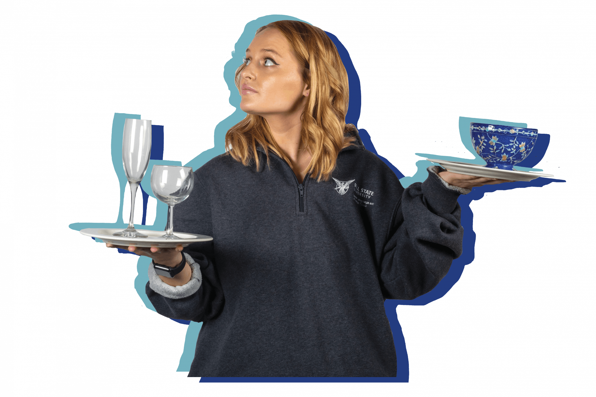 Mallory Salmon, senior speech pathology major, worked at both 625 Taphouse and Neely House as a hostess. Katie Hawkins, DN Illustration