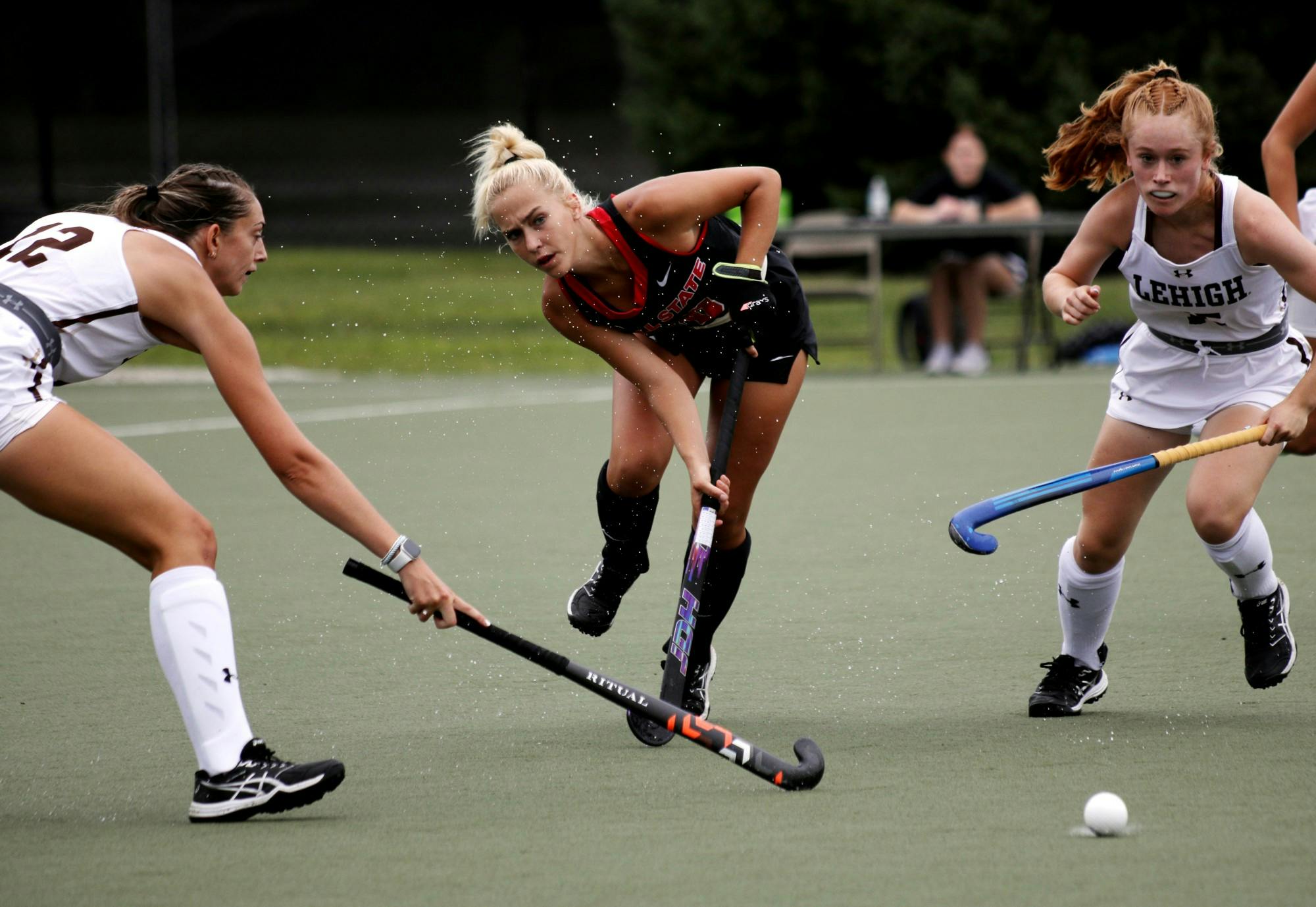 Junior forward/midfielder Rachel Bohn goes for the ball in a game against Lehigh Sept. 3 at Briner Sports Complex. Bohn scored one goal during the game. Amber Pietz, DN