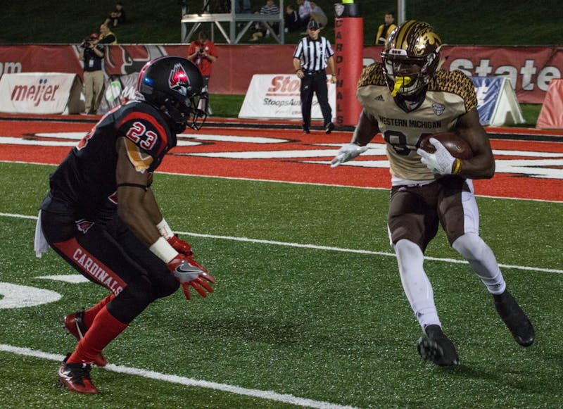 Corey Davis, No. 17 Western Michigan hand Ball State 52-20 loss