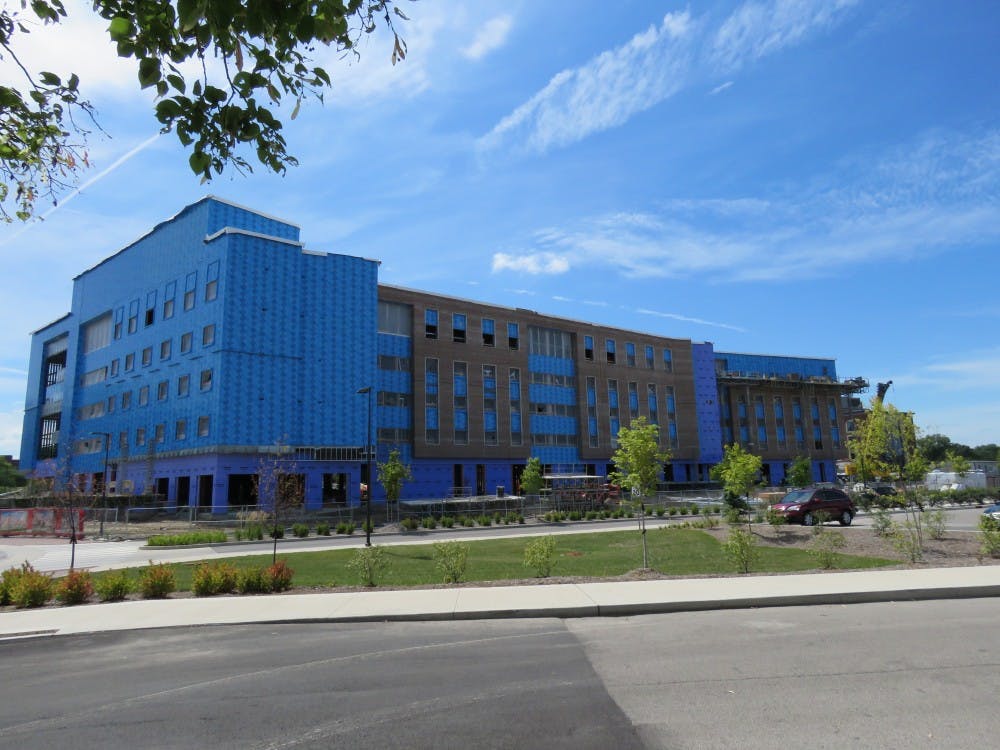 <p>Intended to be finished in the summer of 2020, a new residence hall joins the group of northside dorms. This new residence hall is located directly next to Johnson A and across from the new dining facility.&nbsp;</p>