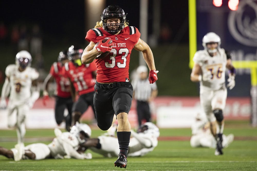 Carson Steele's work ethic pays off with career night in Ball State's win over Akron