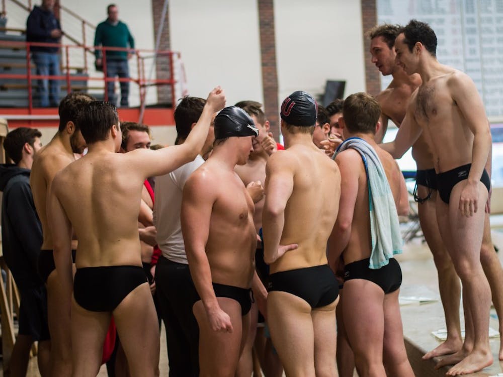 Ball State men's swim and dive team went against Eastern Michigan on Jan. 13 in Lewellen Aquatic Center. The Cardinals lost to the Swoops 149-121. Teri Lightning Jr., DN