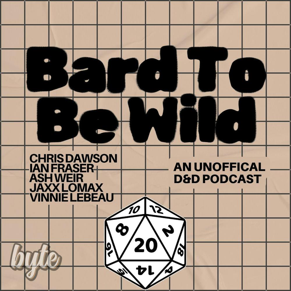 The cover for Bard To Be Wild made by Chris Dawson
