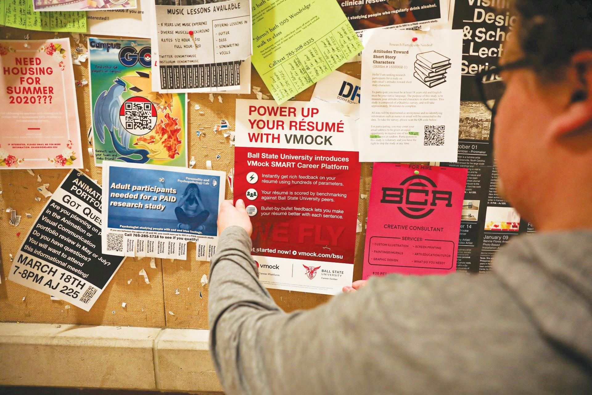 The Career Center is collaborating with VMock, a smart career platform to give students resume assistance. VMock reviews your resume and gives it a score based on how it ranks against other resumes. Maeve Bradfield, DN Illustration