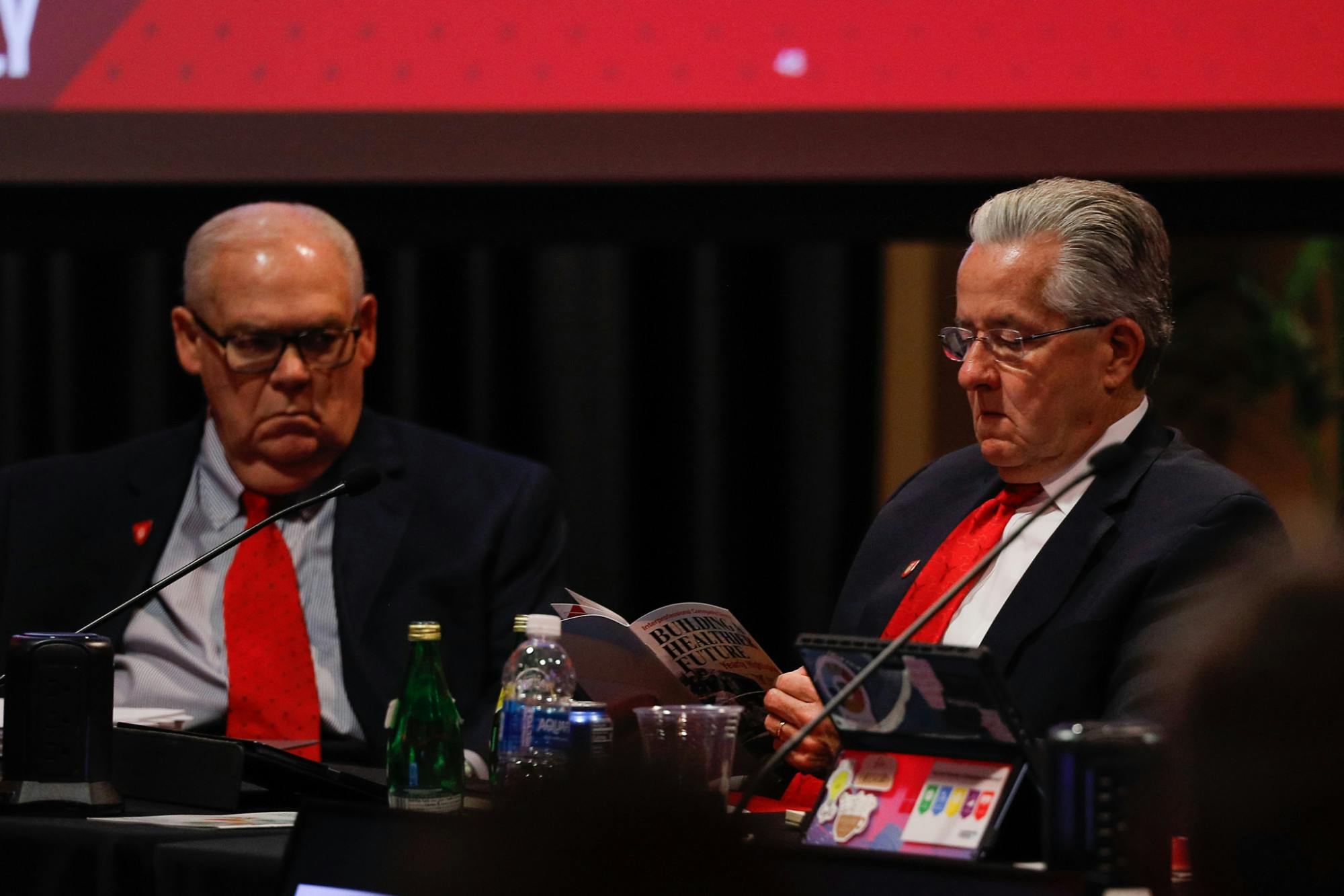 Ball State Board of Trustees member Brian Gallagher at a meeting Feb. 28 at the L.A. Pittenger Student Center. Andrew Berger, DN 