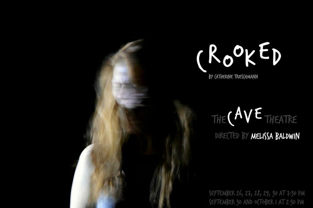 Crooked open Sept. 26 in the Cave Theatre. Ball State Department of Theatre and Dance, Photo Provided