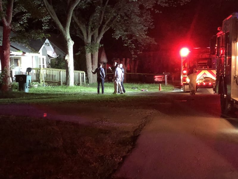 Indiana State Police are investigating after Muncie Police shot a man Friday, June 29. MPD was dispatched around 12:35 a.m. to an address in the 3600 block of North Franklin Street for a domestic situation and a house fire. Andrew Smith, DN