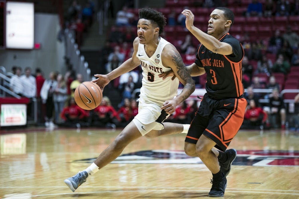 Ball State hosted Bowling Green, Feb. 6, at John E. Worthen Arena, defeating the Falcons by a three point shot from Taylor Persons in the final seconds of the game. Making the final score, 59-56.&nbsp;