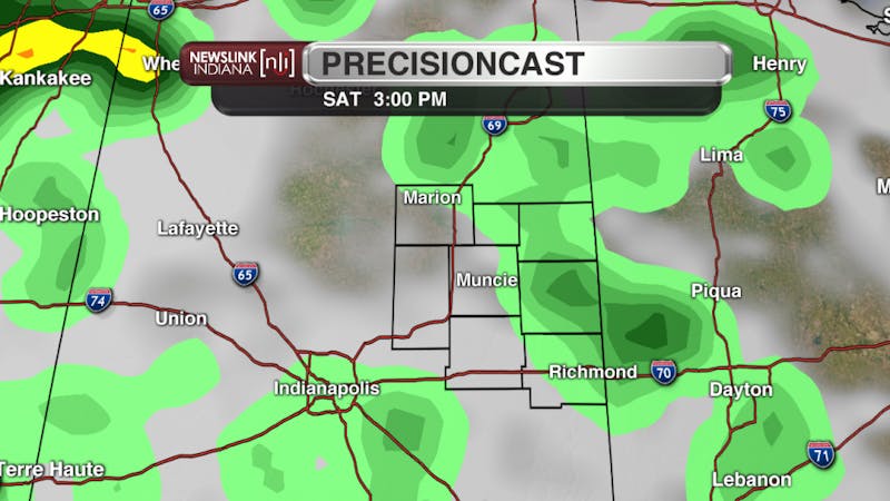 The weekend looking to be cloudy and rainy
