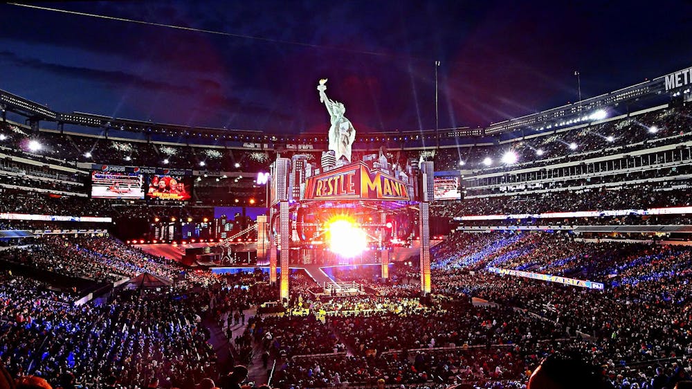 <p>WrestleMania 29 drew 80,676 in attendance April 7, 2013. The event included nine professional wrestling matches and took place at MetLife Stadium in East Rutherford, New Jersey. <em><strong>Photo Credit: Schen Photography </strong></em></p>