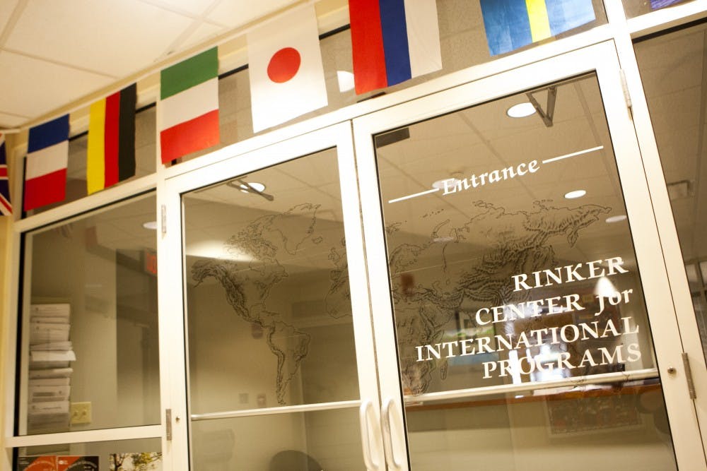 <p><strong>The Rinker Center for International Programs in the L.A. Pittenger Student Center</strong> is an on-campus international resource for students. Despite recent events happening all over the world, little to no changes have been made to their programs. <em>DN PHOTO JORDAN HUFFER</em></p>