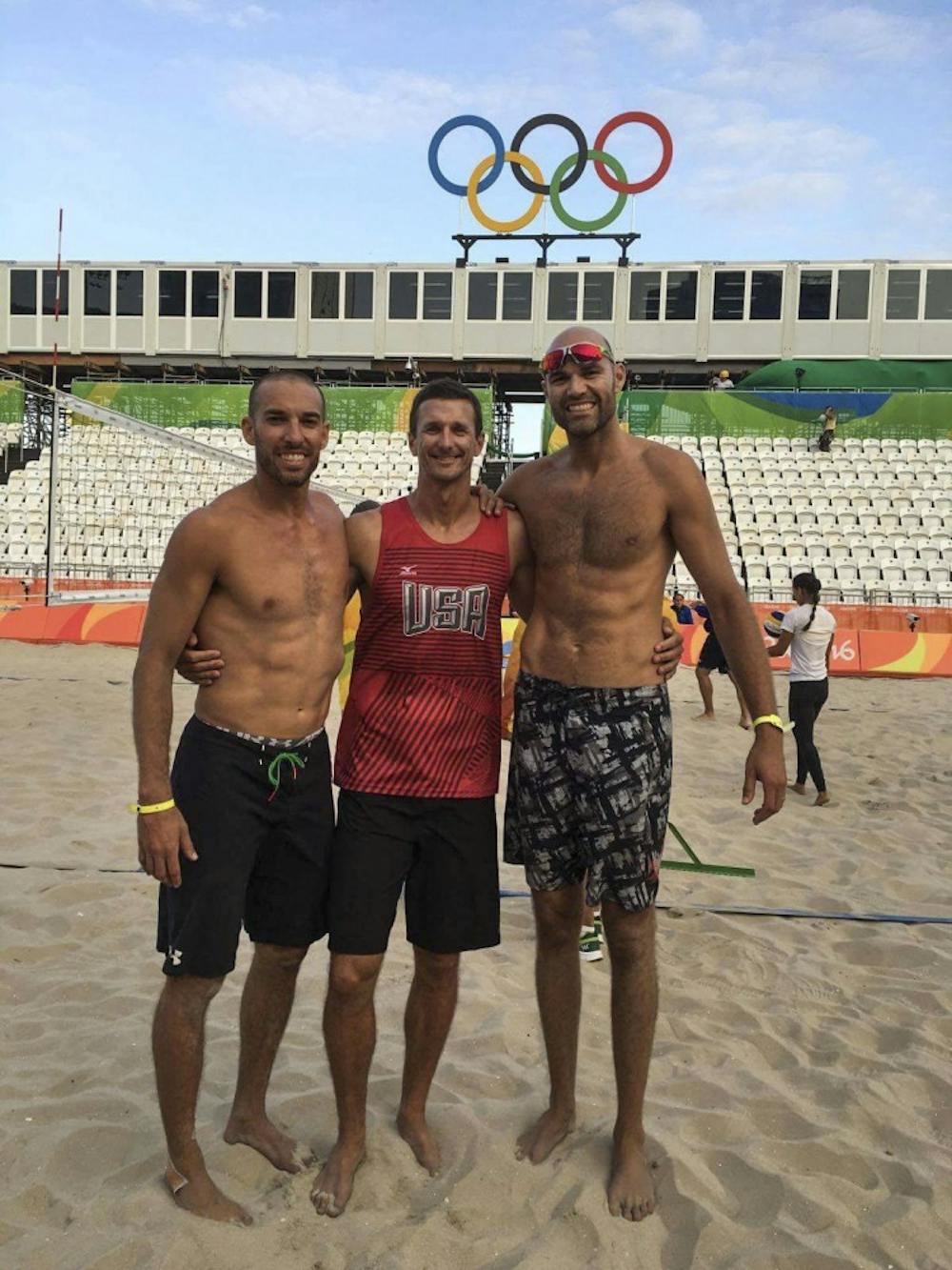 <p>Paul Baxter made his Olympic Games coaching debut as the head coach for beach volleyball players Phil Dalhausser and Nick Lucena on the men’s side. Baxter also coached Lauren Fendrick and Brooke Sweat on the women’s side. <em>Photo Provided // Paul Baxter</em></p>